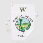 * BESTE VADER OP PAR NAME AANGEPASTE MONOGRAM GOLFHANDDOEK (Insitu)