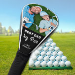 Beste vader op Par Vaderdag Aangepaste Foto Golfheadcover<br><div class="desc">De beste vader van Par... twee van je favoriete dingen, golf en je kinderen. Nu kun je ze meenemen terwijl je 18 gaten speelt. Pas deze gelukkige Vaderdag golfkappen aan met de favoriete foto en naam van je kind. Geweldig geschenk voor alle golfbanen en golfliefhebbers, van de kinderen! COPYRIGHT ©...</div>