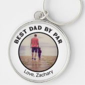 Beste vader op persoonlijke foto sleutelhanger (Voorkant)