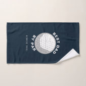 Beste vader op vaderdag Aangepast jaar Handdoek (Handdoek)