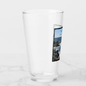 Beste vader op Zee en landblauwe Atlantische Oceaa Glas (Rechts)