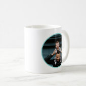 Beste vader opa Blauwgroen foto Vaderdag Koffiemok (Voorkant rechts)