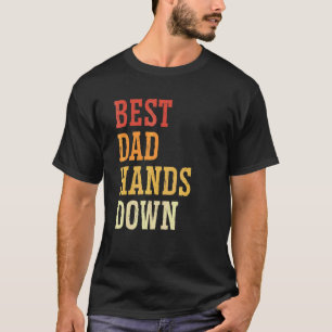 Beste vader overhandigt vader verrassing vaderscha t-shirt