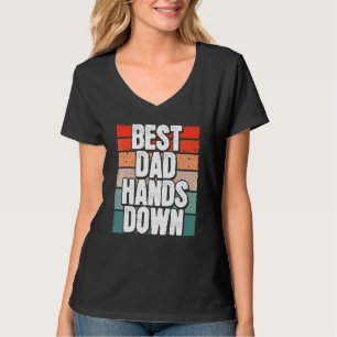 Beste vader overhandigt vader verrassing vaderscha t-shirt