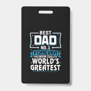 Beste vader papa allerbeste vader nummer 1 badge