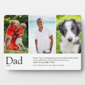 Beste vader, pappa, pater Ever Definition 3 Foto Fotoplaat (voorkant)