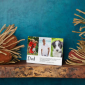 Beste vader, pappa, pater Ever Definition 3 Foto Fotoplaat (Zijkant)