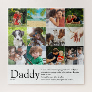 Beste vader, pappa, vaders definitie 12 Fotofilm Legpuzzel