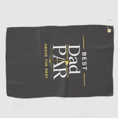 Beste Vader PAR Boven De Rest Golf Handdoek (Horizontaal)