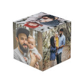 Beste vader Persoonlijke foto Kubus (Achter hoekig)