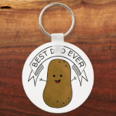 Beste vader Potato Sleutelhanger (Voorkant)