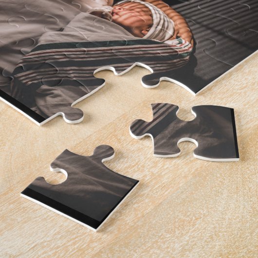 Beste Vader Rode Hart Vaderdag 2 Foto Legpuzzel (Zijkant)