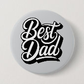 Beste vader ronde button 7,6 cm (Voorkant)