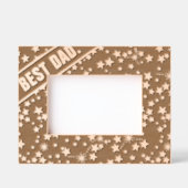 Beste Vader Schattige Star Cool Fun Celestial Vade Gegraveerde Lijstjes (Voorkant)