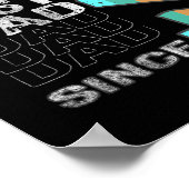 Beste vader sinds 1974 voor de beste vader ter wer poster (Hoek)