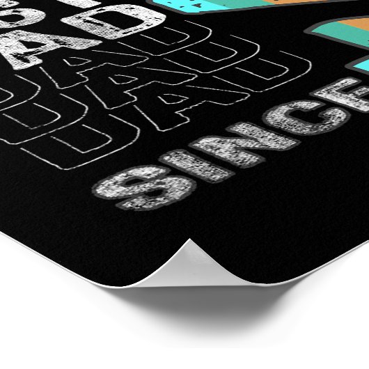 Beste vader sinds 1974 voor de beste vader ter wer poster (Hoek)