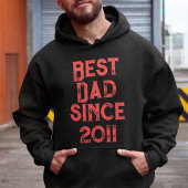 Beste vader sinds 2011 hoodie
