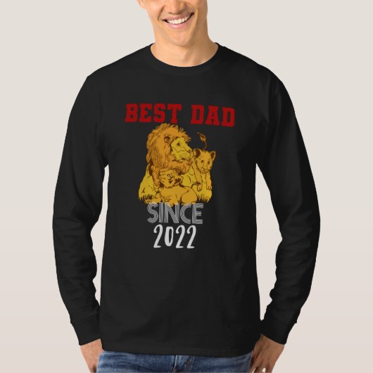 Beste vader sinds 2022 t-shirt (Voorkant)