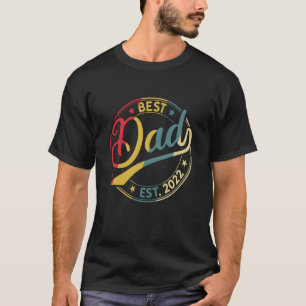 Beste vader sinds 2022 Vader 2022 Vader Oost 2022 T-shirt