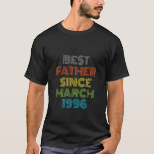 Beste vader sinds kool Cadeau van maart 1996 T-shirt