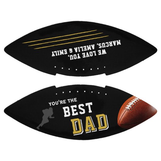 Beste Vader Speler Silhouette Vader Keepsake American Football (Panelen)
