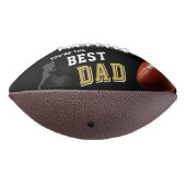 Beste Vader Speler Silhouette Vader Keepsake American Football (Gedraaid 270)