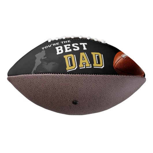 Beste Vader Speler Silhouette Vader Keepsake American Football (Gedraaid 270)