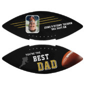 Beste vader speler Silhouette vader Keepsake Foto American Football (Panelen)