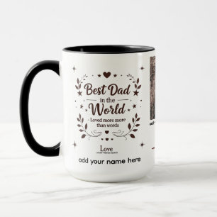 Beste vader ter wereld - 15 oz Combo gepersonalise Mok