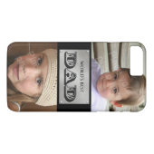 Beste vader ter wereld - Aangepast 2 foto's Case-Mate iPhone Case (Achterkant (Horizontaal))
