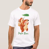 Beste vader ter wereld - Beer en Baby T-Shirt (Voorkant)
