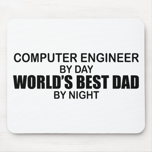 Beste vader ter wereld - computeringenieur muismat (Voorkant)