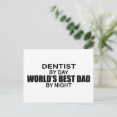 Beste vader ter wereld - Dentist Briefkaart (Staand voorkant)