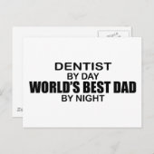 Beste vader ter wereld - Dentist Briefkaart (Voorkant / Achterkant)