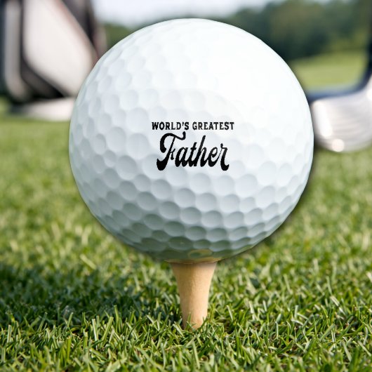 Beste Vader Ter Wereld Golfballen