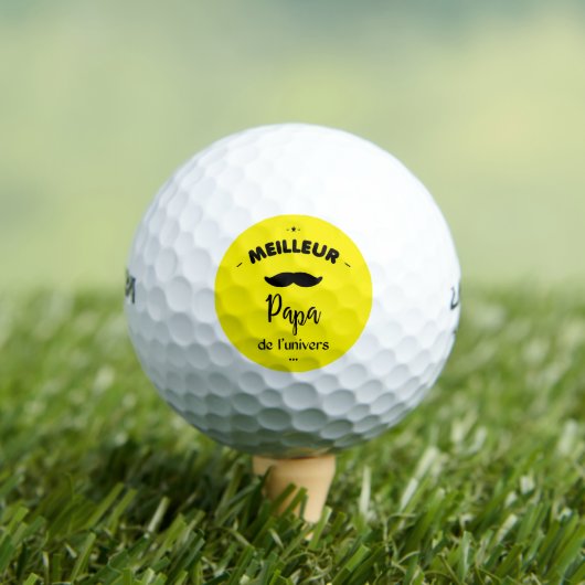 Beste vader ter wereld golfballen (Insitu Shirt)