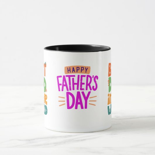Beste vader ter wereld | Happy Vaderdag Coffee Mok (Midden)