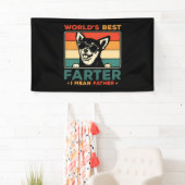 Beste vader ter wereld Ik bedoel vader grappige ho Spandoek (Insitu)