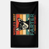 Beste vader ter wereld Ik bedoel vader grappige ho Spandoek (Verticaal)