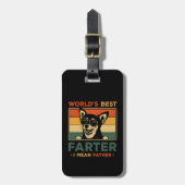 Beste vader ter wereld Ik bedoel vader grappige va Bagagelabel (Voorkant verticaal)