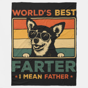 Beste vader ter wereld Ik bedoel vader grappige va Fleece Deken