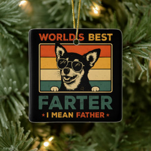 Beste vader ter wereld Ik bedoel vader grappige va Keramisch Ornament