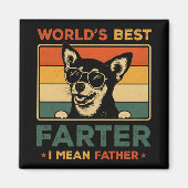 Beste vader ter wereld Ik bedoel vader grappige va Magneet (Voorkant)