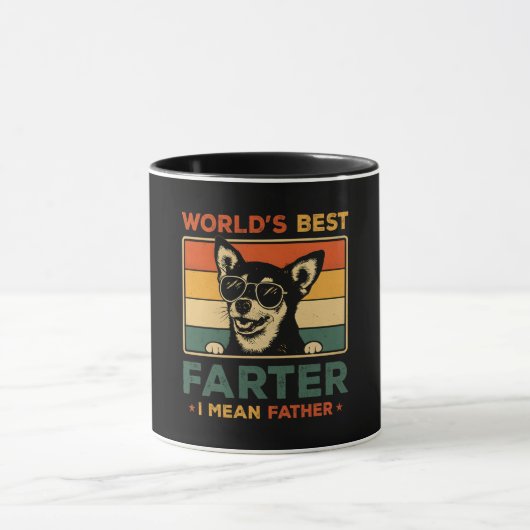 Beste vader ter wereld Ik bedoel vader grappige va Mok (Midden)