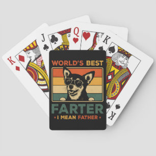 Beste vader ter wereld Ik bedoel vader grappige va Pokerkaarten