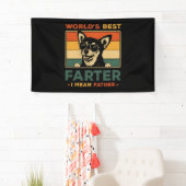 Beste vader ter wereld Ik bedoel vader grappige va Spandoek (Insitu)