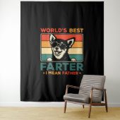 Beste vader ter wereld Ik bedoel vader grappige va Wandkleed (In situ)