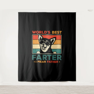 Beste vader ter wereld Ik bedoel vader grappige va Wandkleed