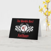 Beste vader ter wereld kaart (Gele Bloem)