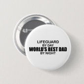 Beste vader ter wereld - Lifeguard Ronde Button 5,7 Cm (Voorkant /achterkant)